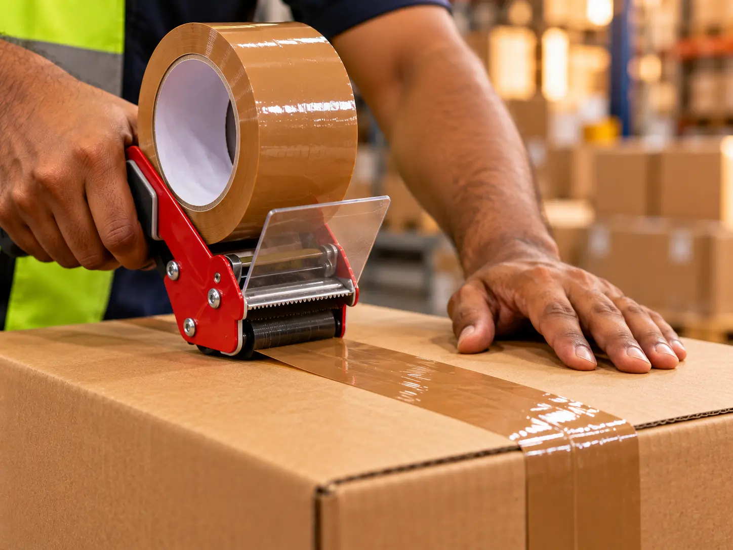 Brown BOPP tape