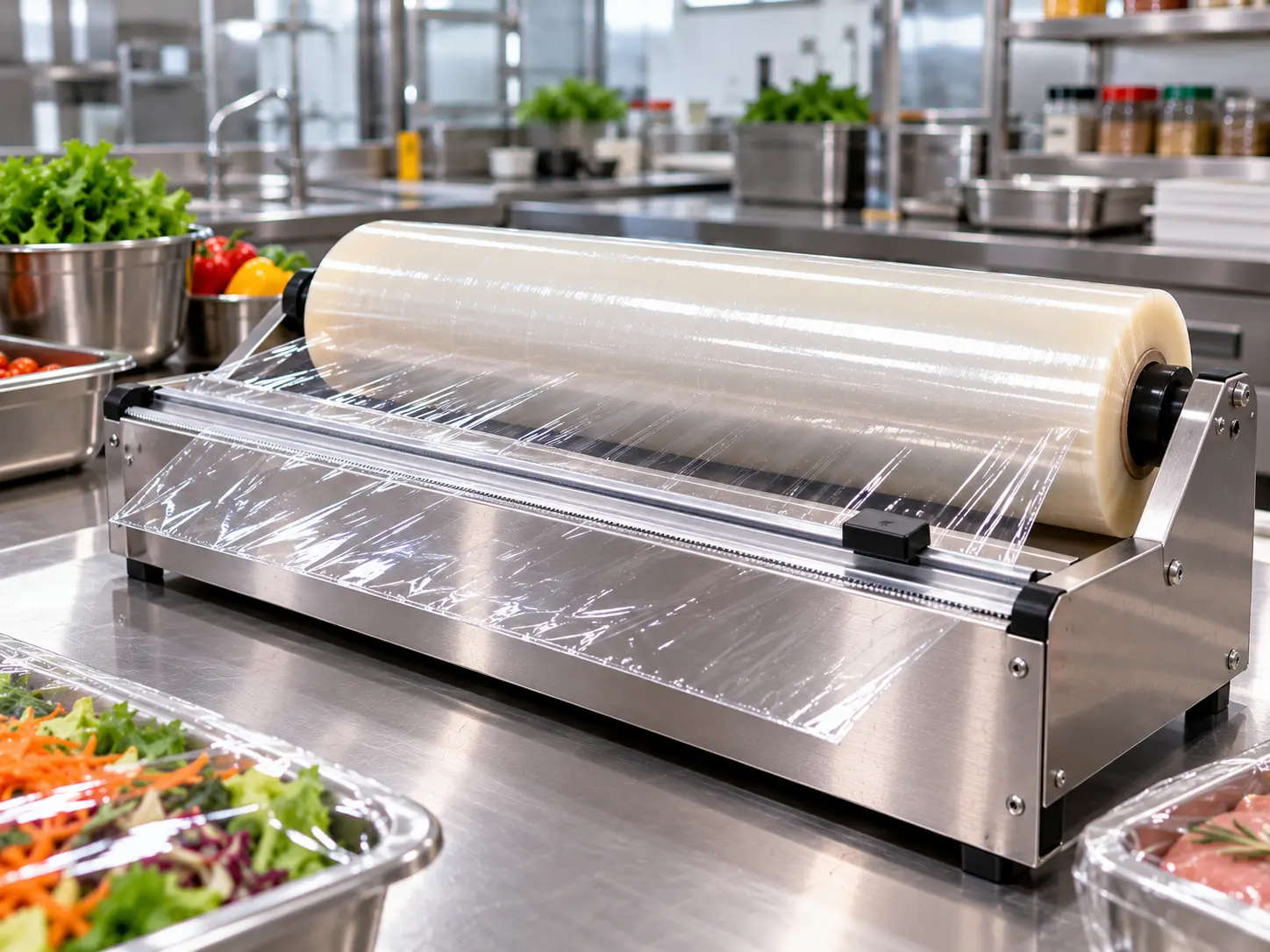 Cling film dispenser