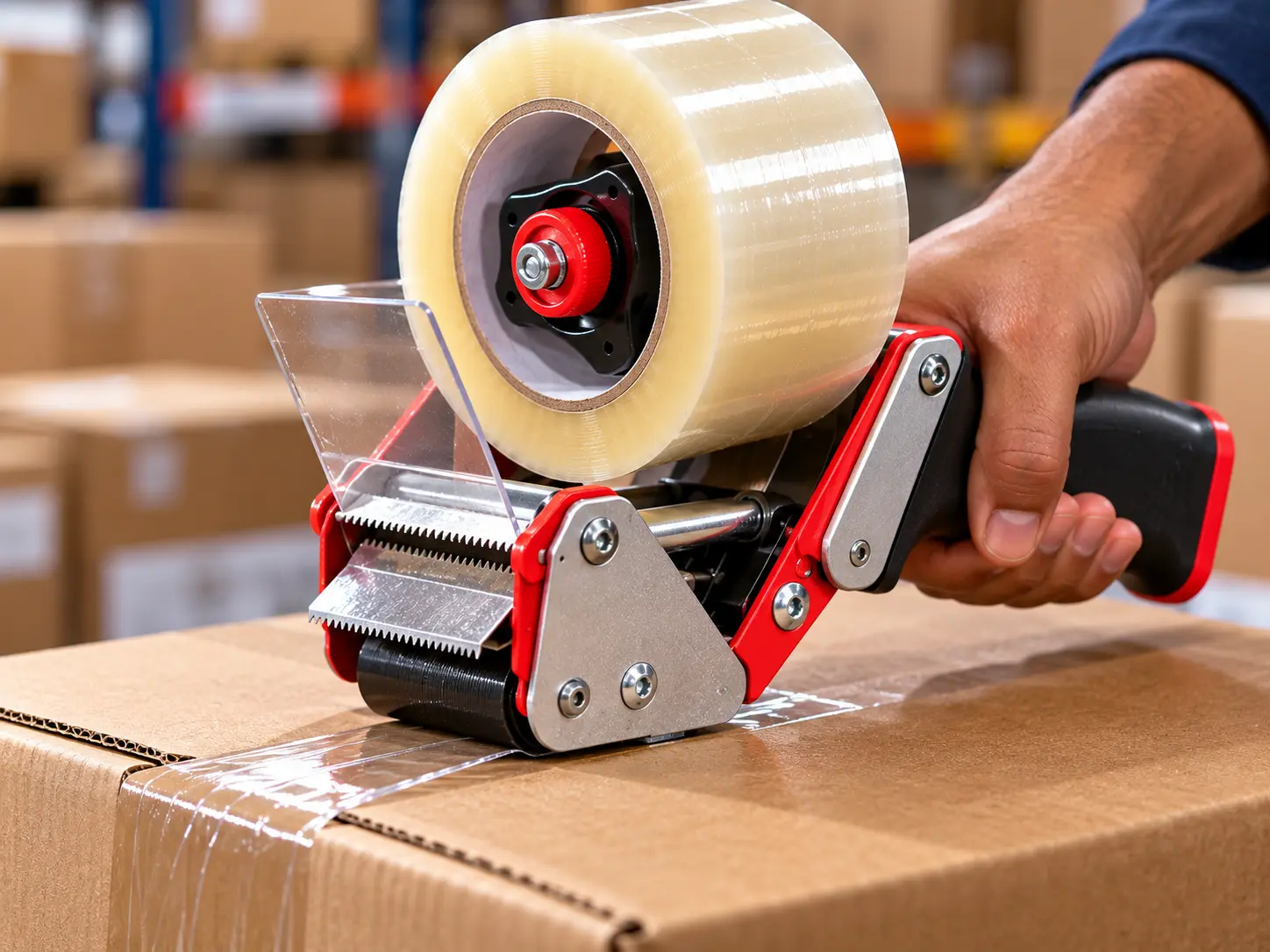 Tape dispenser gun